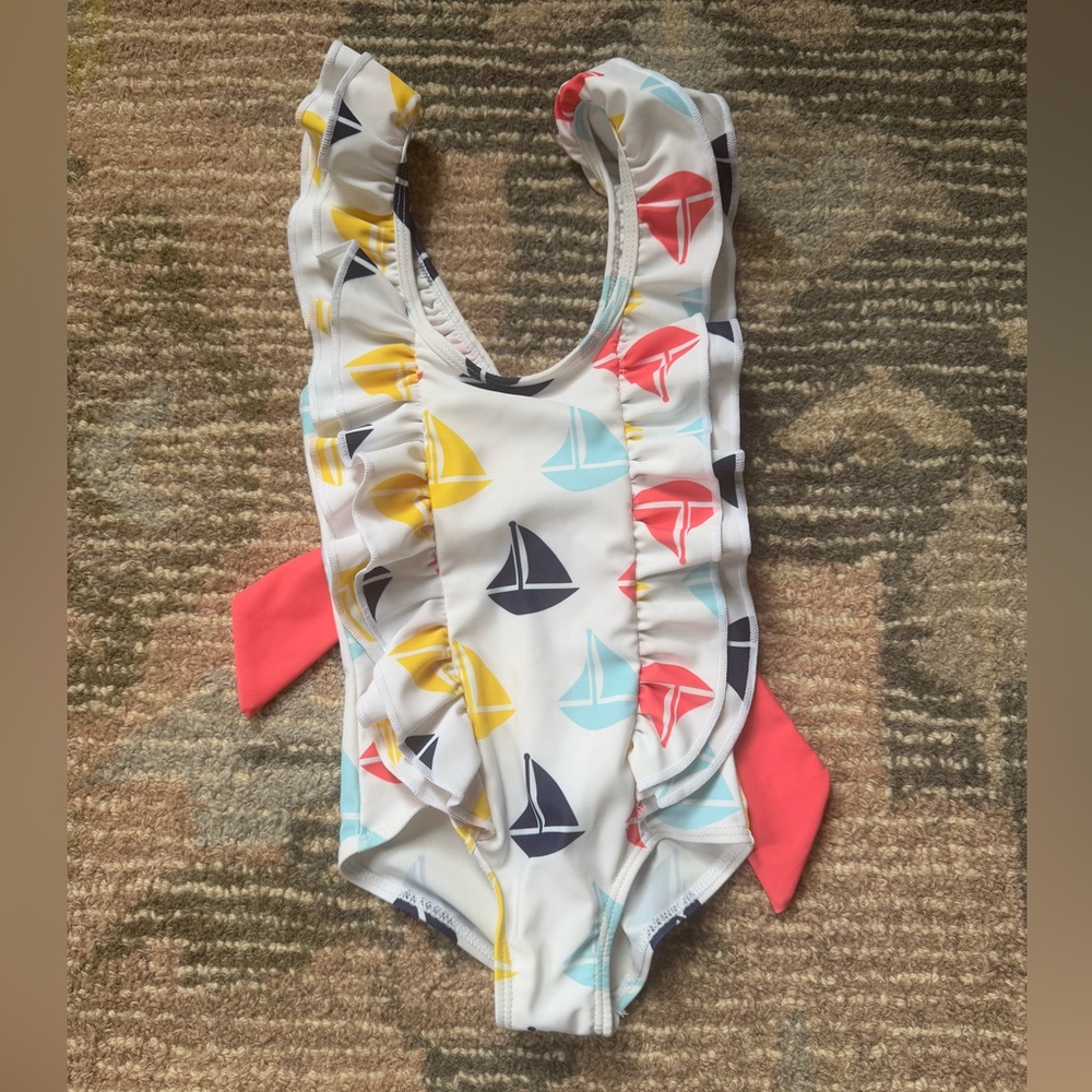 NWOT Blueberry Bay Toddler One Piece Bathing Suit